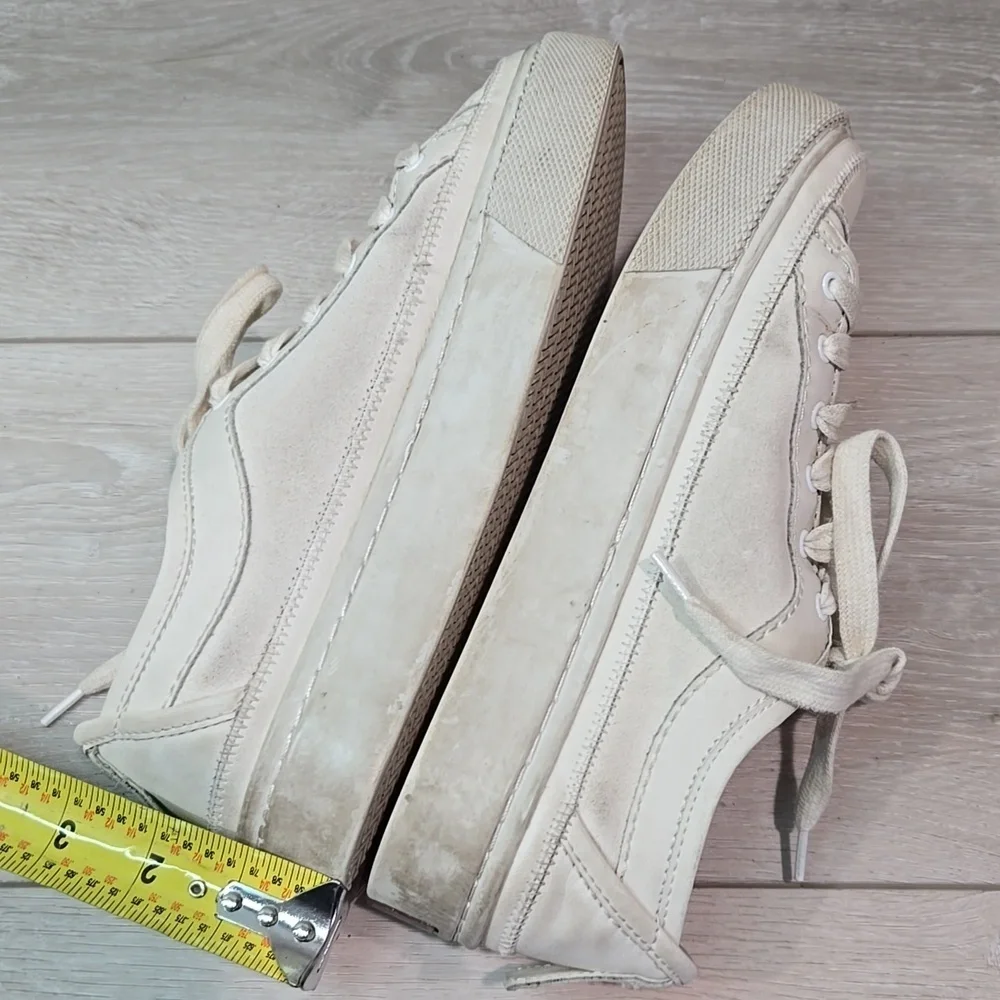Allsaints Women Leather Platform Sneakers Shoes sz 39/9 - Picture 7 of 12